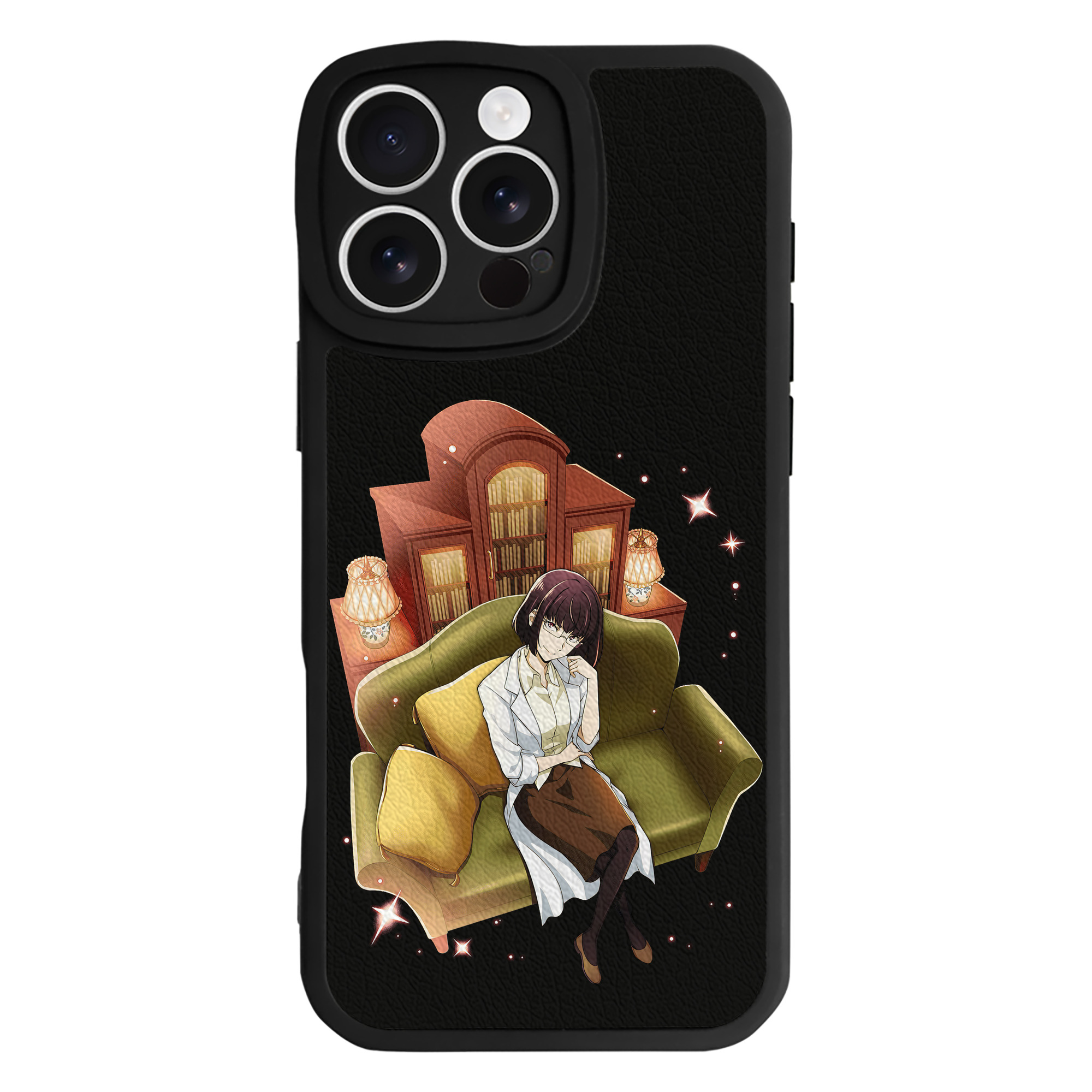 （画像用） 文豪ストレイドッグス Bungo Stray Dogs 【iPhone 16シリーズ対応】シリコンスマホケース（レザー調） 材質：シリコン